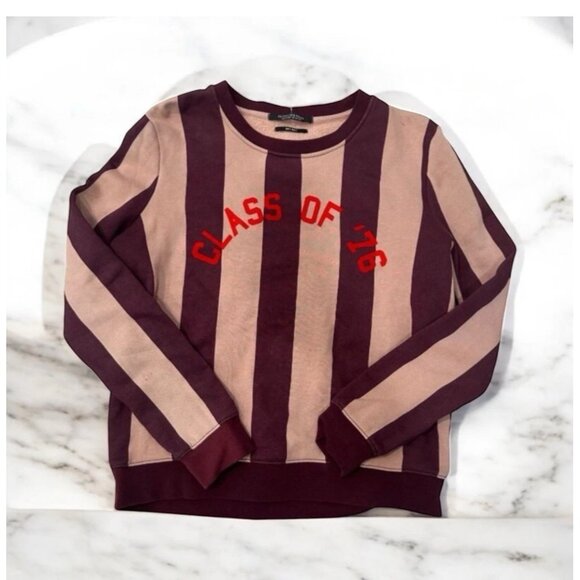 SCOTCH & SODA Class of 76 Striped Sweatshirt Size XS - Picture 1 of 7